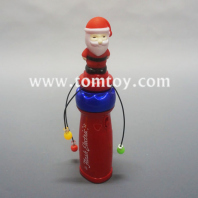 flashing led santa claus spinning wand tm03031