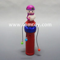 flashing led snowman spinning wand tm03032