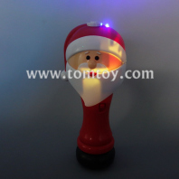 flashing santa clause bubble wand tm08208