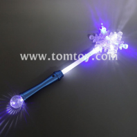 flashing snowflake wand with ball tm00295