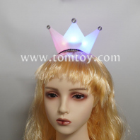 flashing white crown headband tm07739
