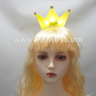 flashing yellow crown headband tm07741