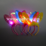 led blinking rabbit ear headband tm02741