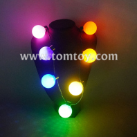 led colorful bulb necklace tm08654