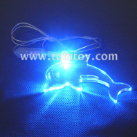 led dolphin pendant necklace tm000-066-dolphin-bl