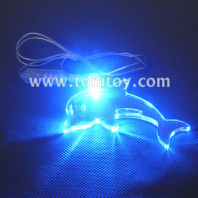 led dolphin pendant necklace tm000-066-dolphin-bl