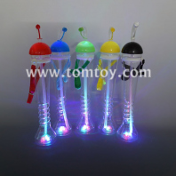 led drinking bottle with straw tm04800