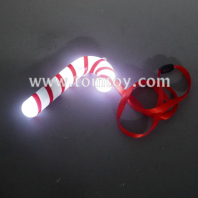 led flashing candy cane necklace tm06477