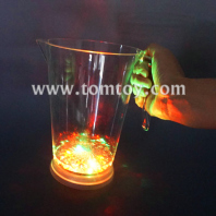 led flashing multicolor light up beer beverage mug tm02415