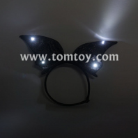 led halloween bat headband tm04611