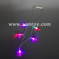 led halloween bat necklace tm05593