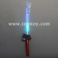 led light up fiber optic elephant wand tm04033