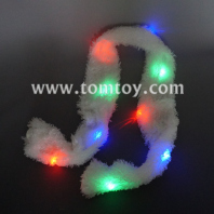 led light up soft white scarf tm-050