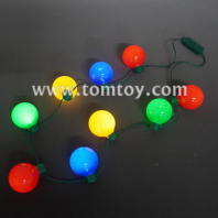 led multi-color bulb necklace tm08655