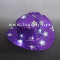 led pentagonal cowboy hat tm08183