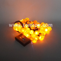 led pumpkin string lights tm07486