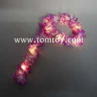 led purple flowers leis headband tm02672