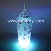 led rabbit cup with straw tm08556