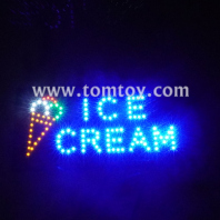 led sign ice cream tm07640