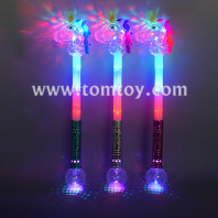 led unicorn wand with prism ball tm04464