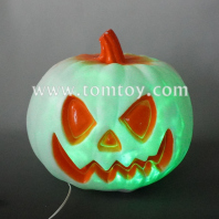 led white pumpkin light tm08476