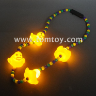 led yellow duck necklace tm08362