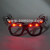 light up black spider glasses tm07381