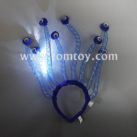 light up blue eyeball headband tm07377