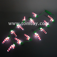 light up candy cane necklace tm101-165