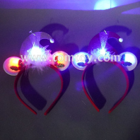 light up christmas hat with ear headband tm07360