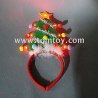 light up christmas tree with five pointed star headband tm07362