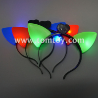 light up cute cat ears hair band tm02936