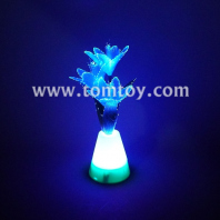 light up dual color base optical fiber flower tm07466