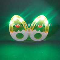 light up egg shaped chicken glasses tm07388