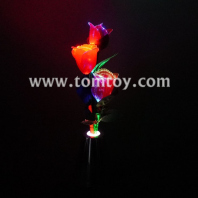 light up electroplating base optical fiber flower tm07568