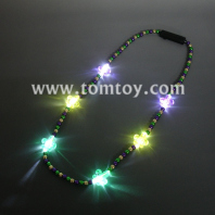 light up fleur de lis beads necklace tm00716-pgg