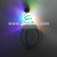light up green spring christmas headband tm07353