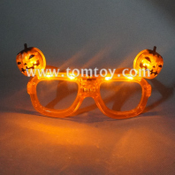 light up halloween pumpkin glasses tm07386