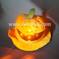 light up halloween pumpkin hat tm07375