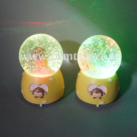 light up happy monkey crystal ball tm07304