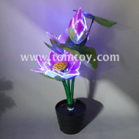 light up optical fiber lotus bonsai tm07330