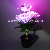 light up optical fiber peony bonsai tm07331