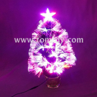 light up optical fiber potted christmas tree tm07322