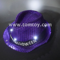 light up purple jazz hat tm07662