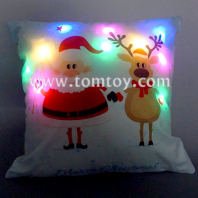 light up santa reindeer cushion tm03262