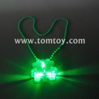 light up shamrock necklace tm11029