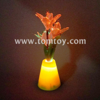 light up single color base optical fiber flower tm07567