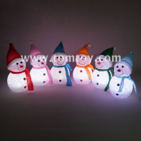 light up snowman christmas decor tm09137