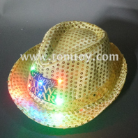 light up yellow jazz hat tm07661