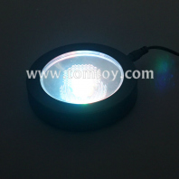 plastic round led coasters tm03305